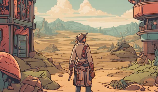 Boy looking confused Videogame character wondering how to do game localisation